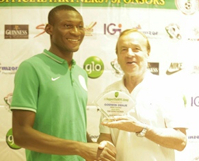 Super Eagles Coach Rohr Urges Godwin Obaje To Surpass 18 Goals